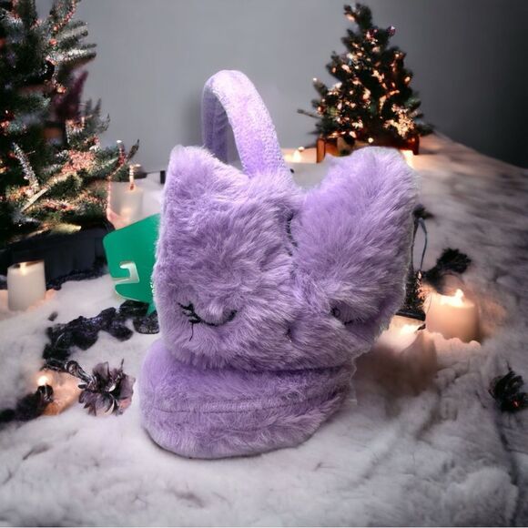 Kids Juncture l Ear Muffs l  Faux Fur | (Nwt) | 4 Styles l Kitty, Mouse, Frog… - Picture 2 of 11